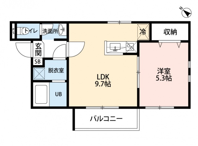 【間取り】 | エルモス天神　プライスホームなら仲介手数料０円！