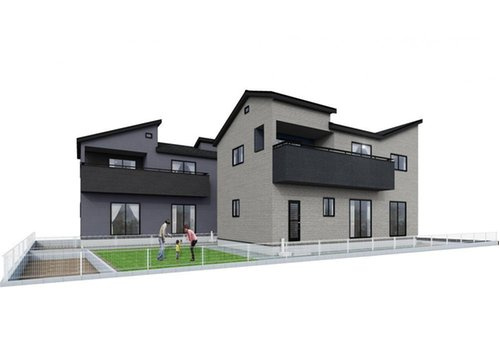 ブルーミングガーデン　岡山市北区久米【仲介手数料無料】の外観|左