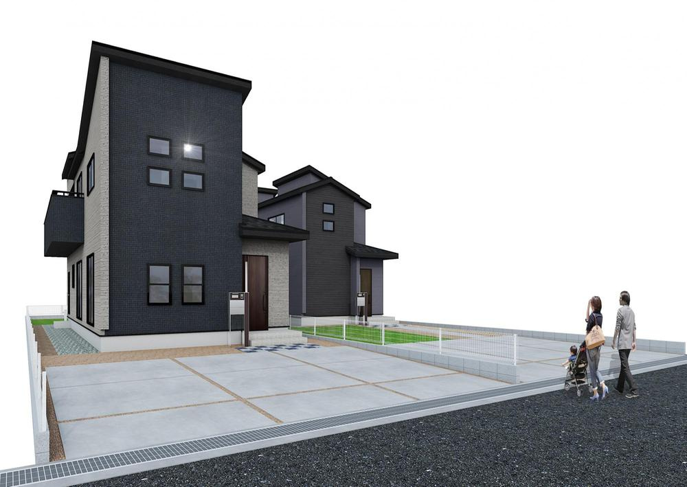 ブルーミングガーデン　岡山市北区久米【仲介手数料無料】の外観|右