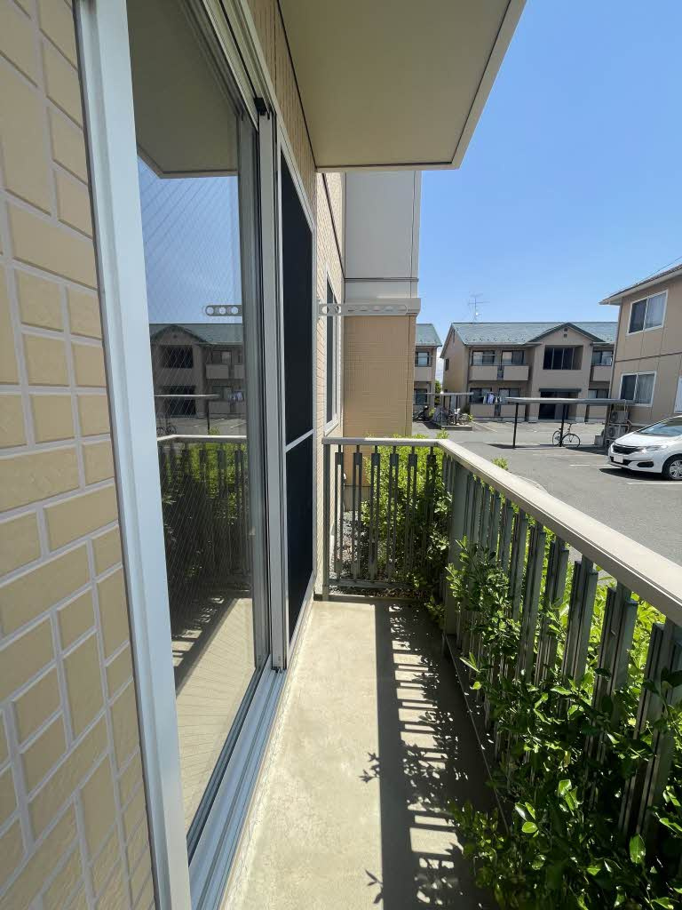 ベルデュールAのバルコニー