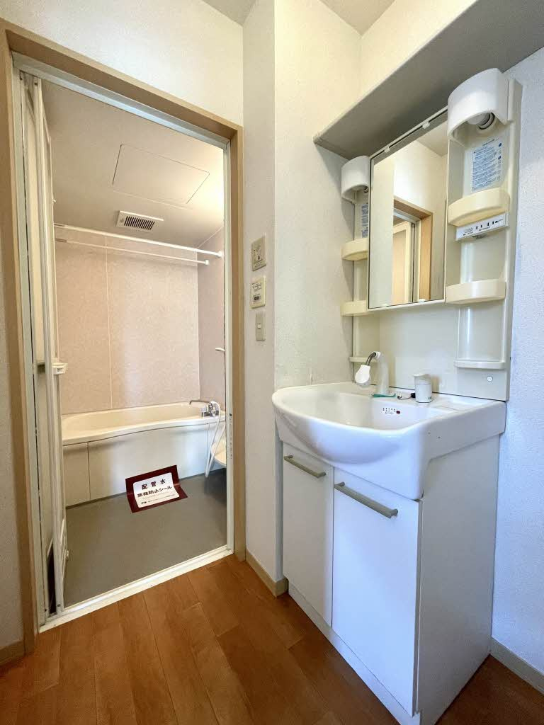 ベルデュールAの独立洗面台