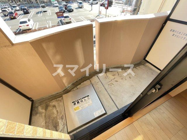 カネキン第二ビルのバルコニー