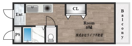 ベルハイム小阪の間取り