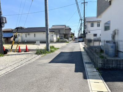 【前面道路含む現地写真】 | 豊田市平山町5丁目土地A区画