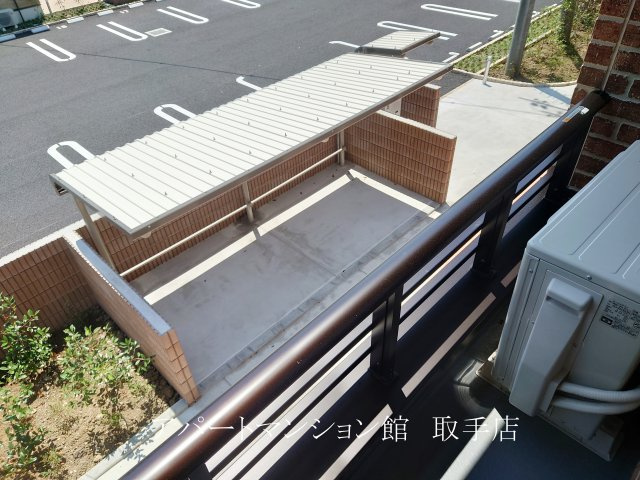 モデルノⅡのバルコニー