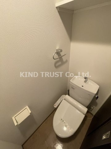 松ヶ枝町プライマリーワンのトイレ|シンプルで使いやすいトイレです