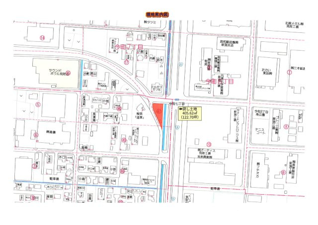 見附市今町5丁目貸土地の地図
