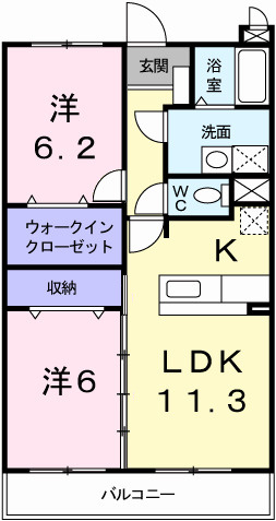リバーサイドブライトの間取り