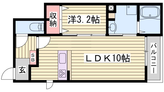 ブルーマウンテンⅠの間取り