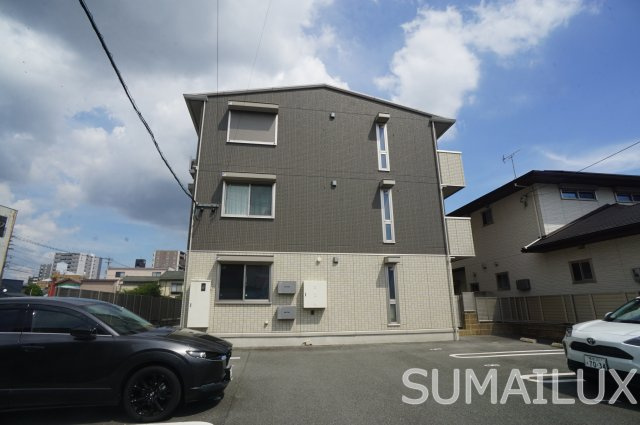 熊本市中央区内坪井町のアパートの外観