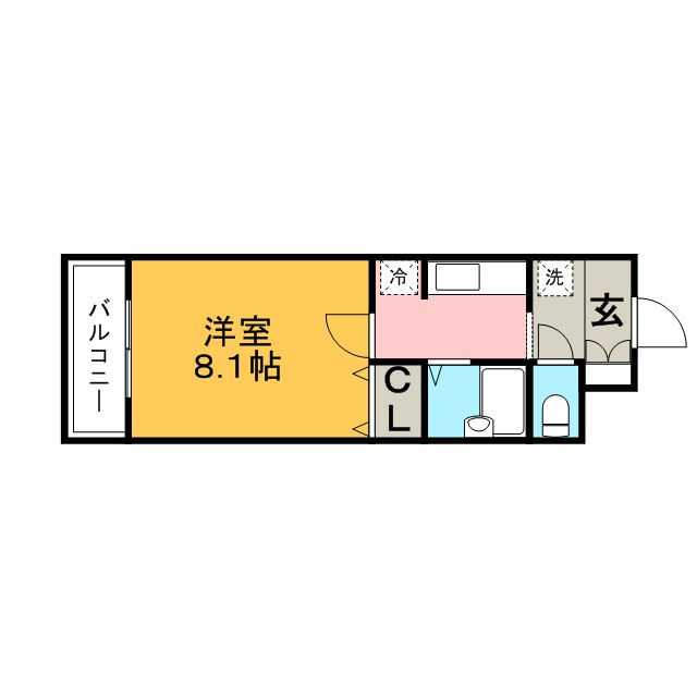 ハイラーク花畑駅前の間取り