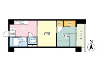 【間取り】 | ハイツ下高井戸