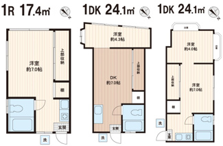 【間取り】 | 毛呂山町一棟アパート