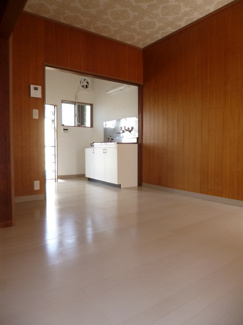 【キッチン】 | 毛呂山町一棟アパート | 202号室 DK約7.0帖。