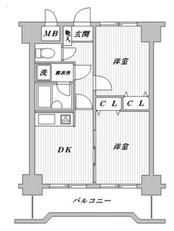 【間取り】 | ライオンズプラザ海老名