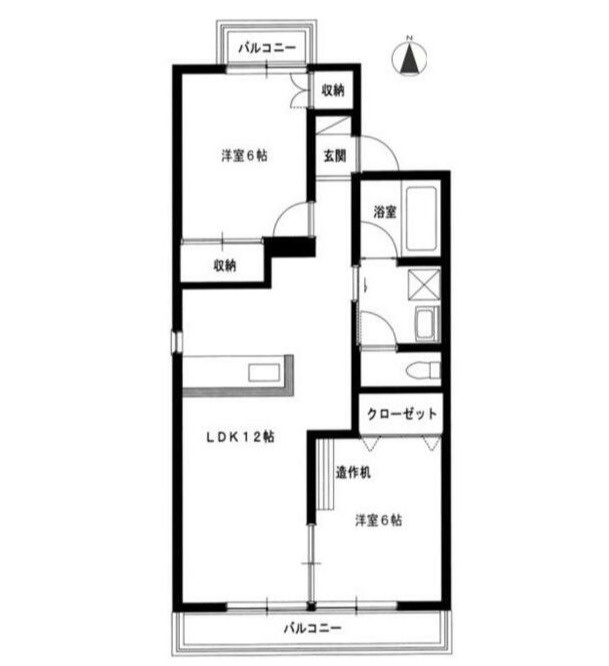 サニーヒルズ坂巻の間取り