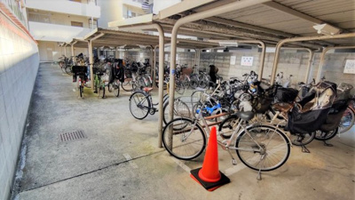 【その他共用部分】 | 上新庄グランドハイツ北 | 駐輪スペースも確保です