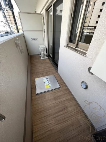 リヴェント福島野田のバルコニー