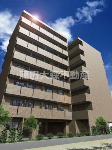 ルーブル西蒲田弐番館の外観パース