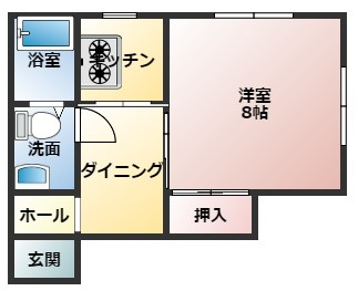 GINZA　R　昭和町の間取り