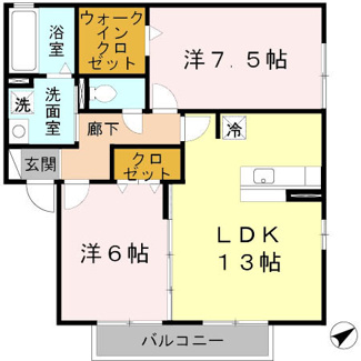 【間取り】 | ル・ミリューはくよう