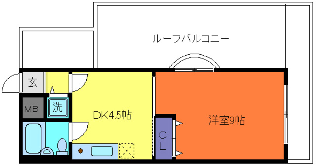 エクセレントリブ六甲の間取り