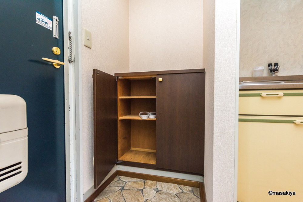 カサ・デ・サチの玄関|下駄箱