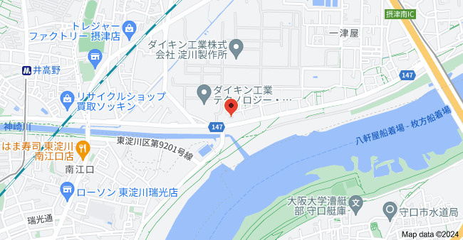 ラカーサ一津屋の地図