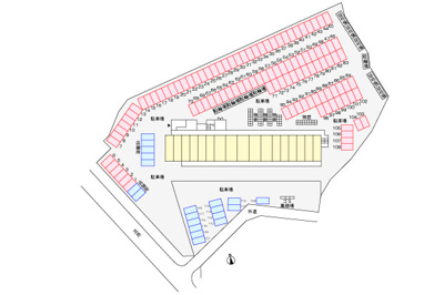 【区画図】 | レジデンス・ポプラ