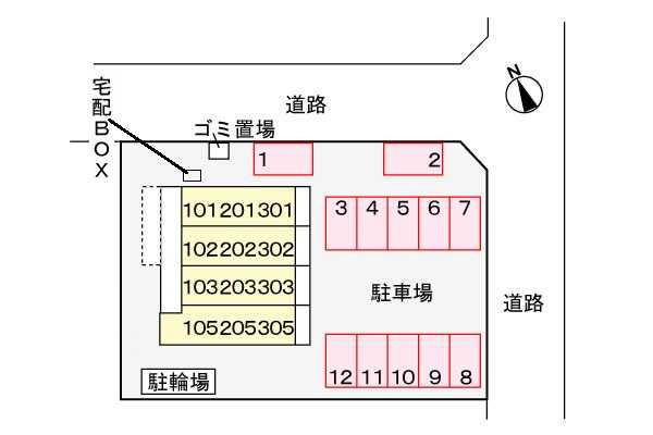 ひかりの駐車場