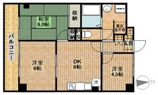 【間取り】 | 新城京浜ビル