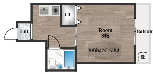 アペックスハイツ・ユニの間取り