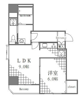 【間取り】 | メゾンSKM蔵前