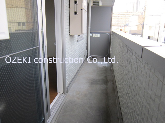 リビングタウン北越谷Bのバルコニー|※写真は上階のもの