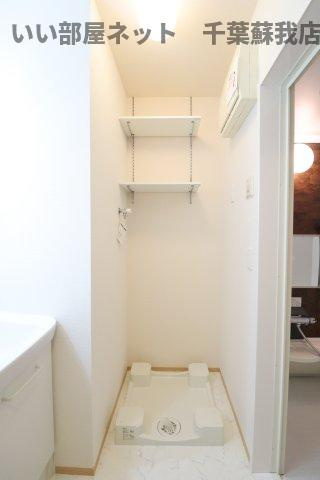 ガーデンハイツ・モッコクの洗面所|コンパクトで使いやすい洗面所