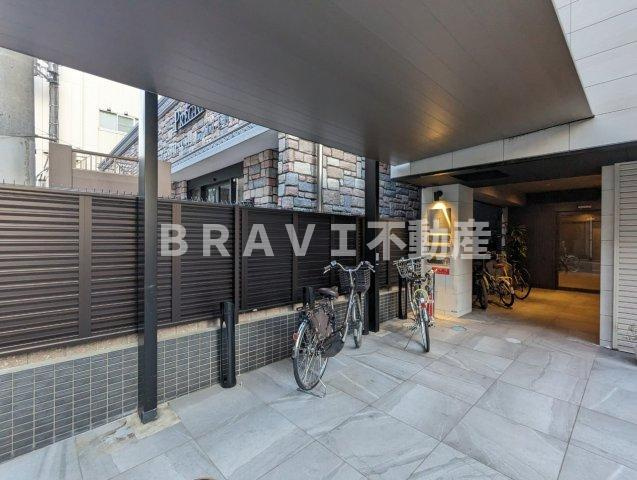 ル・クール谷町のその他共用部分|【ル・クール谷町】敷地内駐輪場