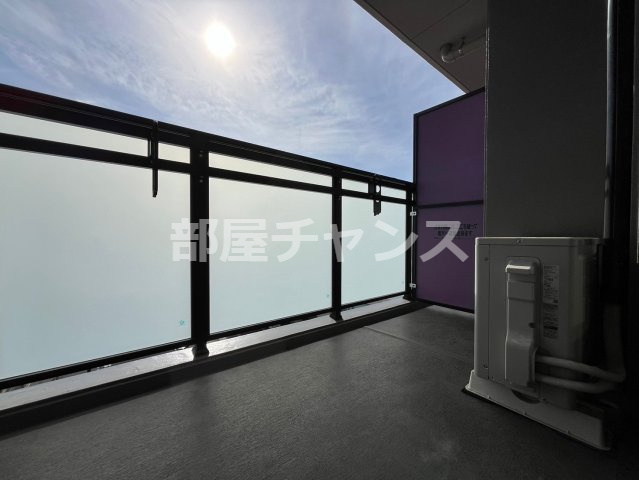 メイクス熱田大宝のバルコニー|落ち着いた時間を過ごせるバルコニーです