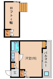【間取り】 | 奈良市学園朝日町一棟アパート