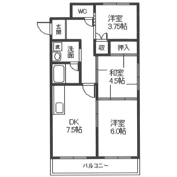 ヴィークル白浜の間取り