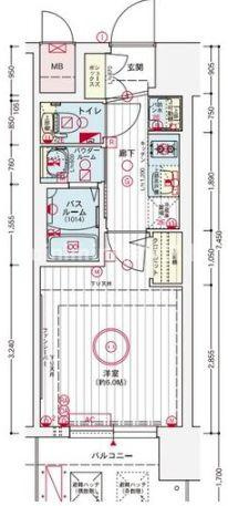 ザ・ウエストマークシティプレミアムの間取り