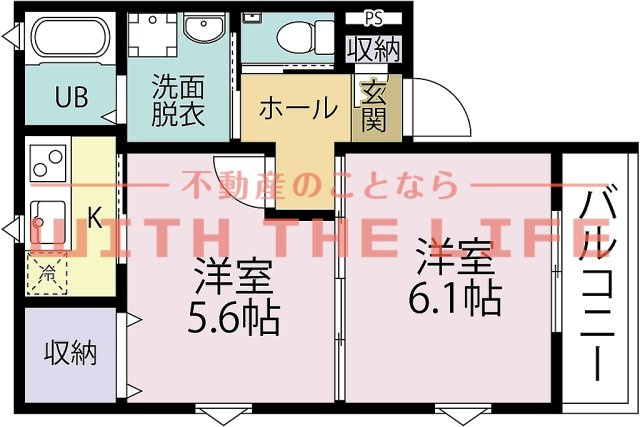 リテラス鳥栖デュオ【キャンペーン対象物件】の間取り