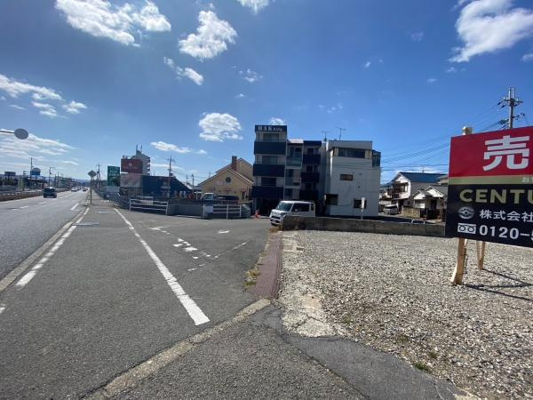 中土地～旧国道26号線沿い～の前面道路含む現地写真