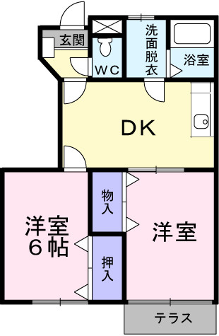 パラッツォＡの間取り|間取図
