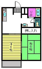 【間取り】 | ハイツＭ
