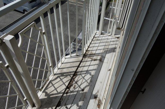 ウィンディアAのバルコニー