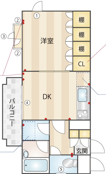 【間取り】 | ティーズガーデン千駄ヶ谷
