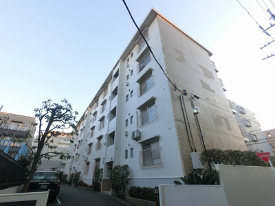 【外観】 | サニークレスト大倉山 | 総戸数30戸、昭和56年6月築、管理人は巡回勤務につき管理体制良好です♪