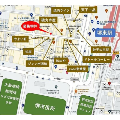 【地図】 | 堺東キラク-1ビル