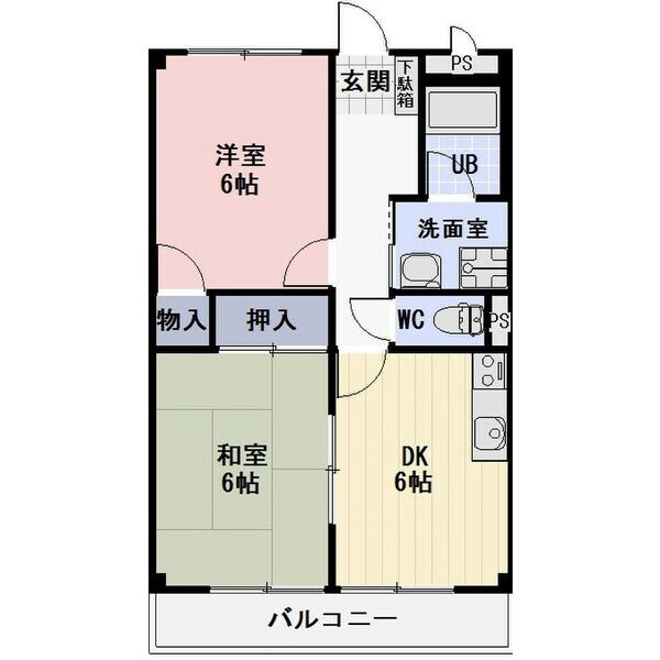 サニーレジデンスCOCOの間取り