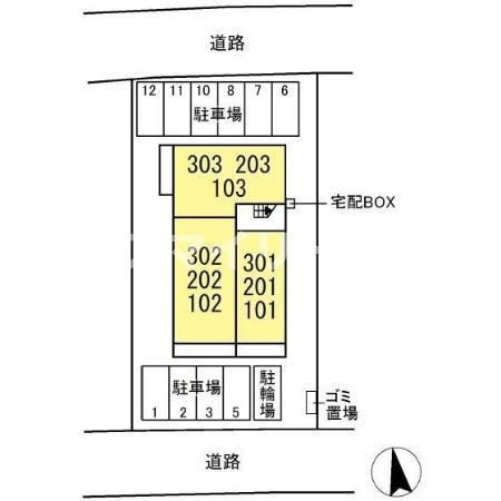 フォーリアビーの区画図